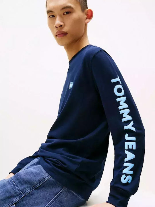 Tommy Hilfiger - Tommy Hilfiger Sweat-shirt à drapeau - Bleu Marine 3