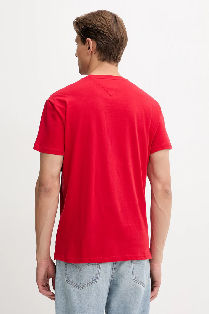 Tommy Hilfiger - T-shirt à manches courtes coupe classique Americana - Rouge 4