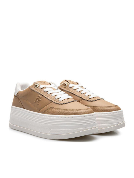 Tommy Hilfiger - Lux Court Flatforms Sneakers - Beige 2
