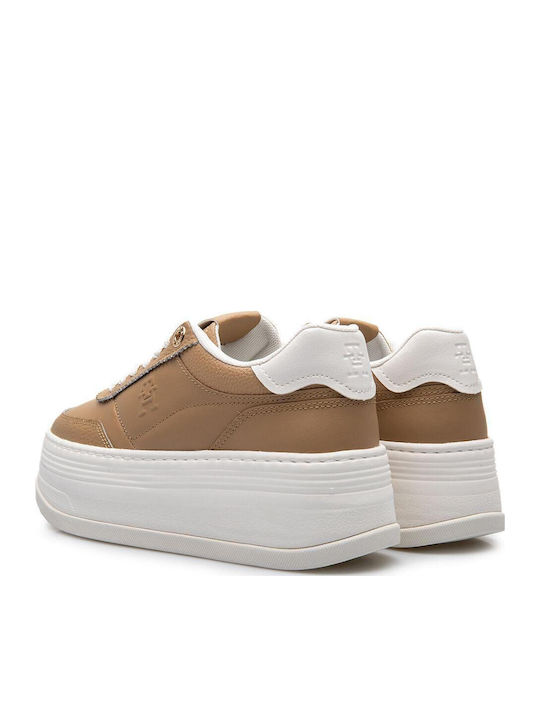 Tommy Hilfiger - Lux Court Flatforms Sneakers - Beige 3