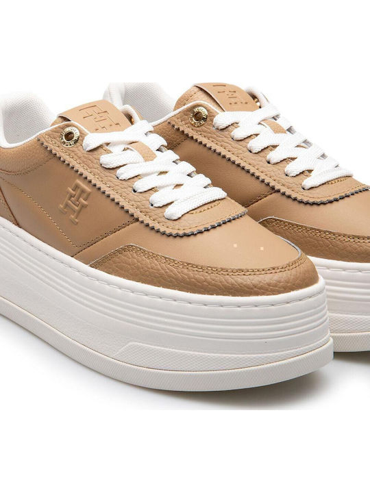 Tommy Hilfiger - Lux Court Flatforms Sneakers - Beige 4