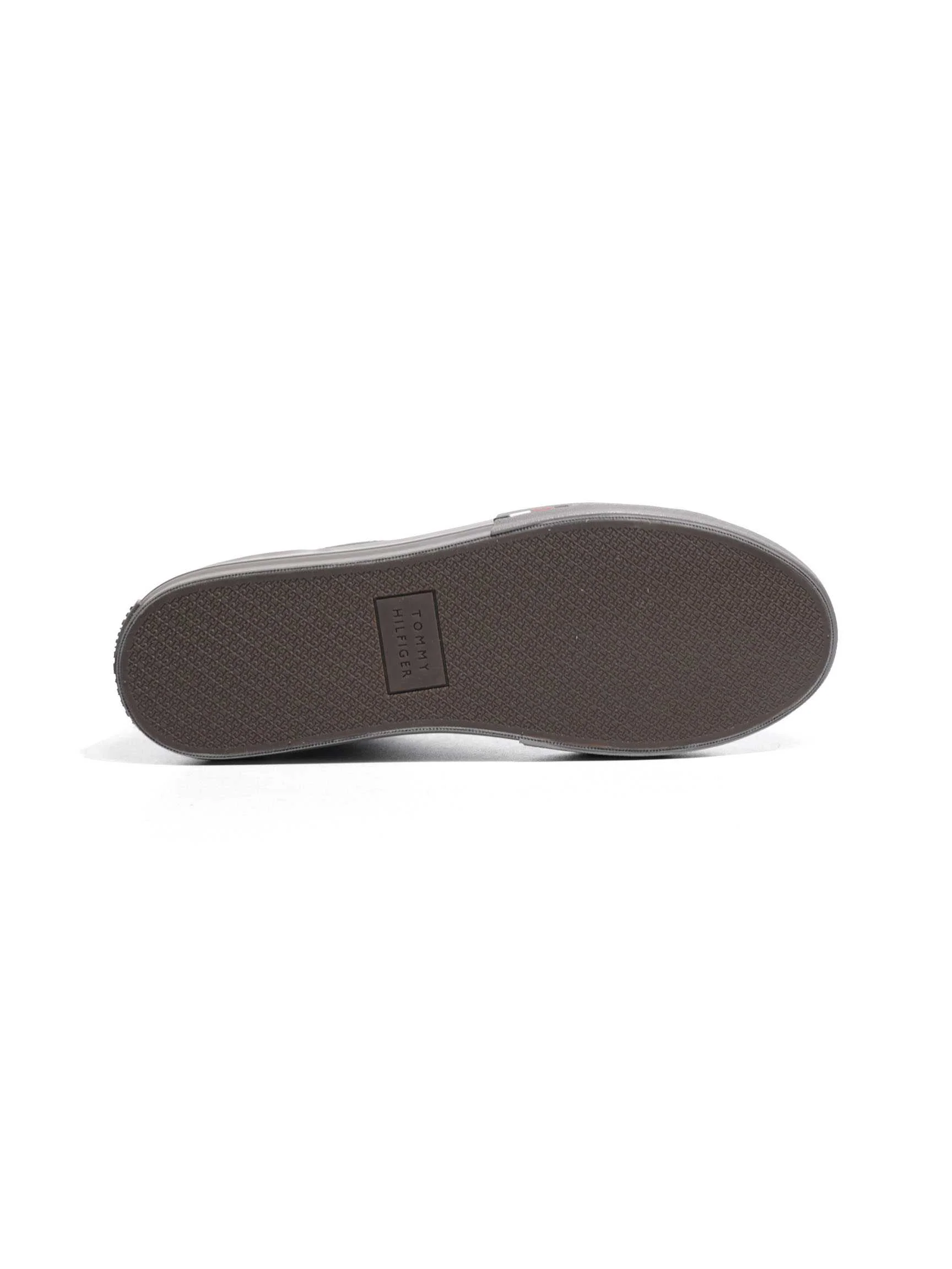 Tommy Hilfiger - TH HI VULC STREET LOW RWB LTH - Noir 4