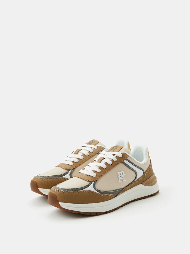 Tommy Hilfiger - CHAUSSURES DE COURSE DÉCONTRACTÉES EN LUMIÈRE - Marron Blanc 2