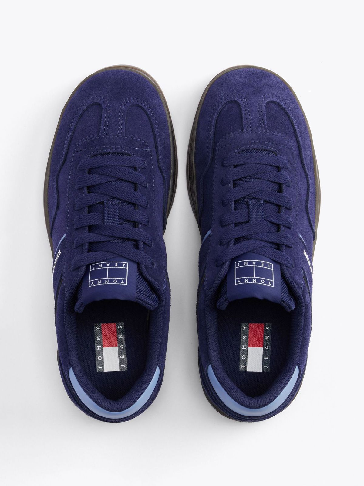 Tommy Hilfiger - Les chaussures de tennis en daim Greenwich - Marine 3