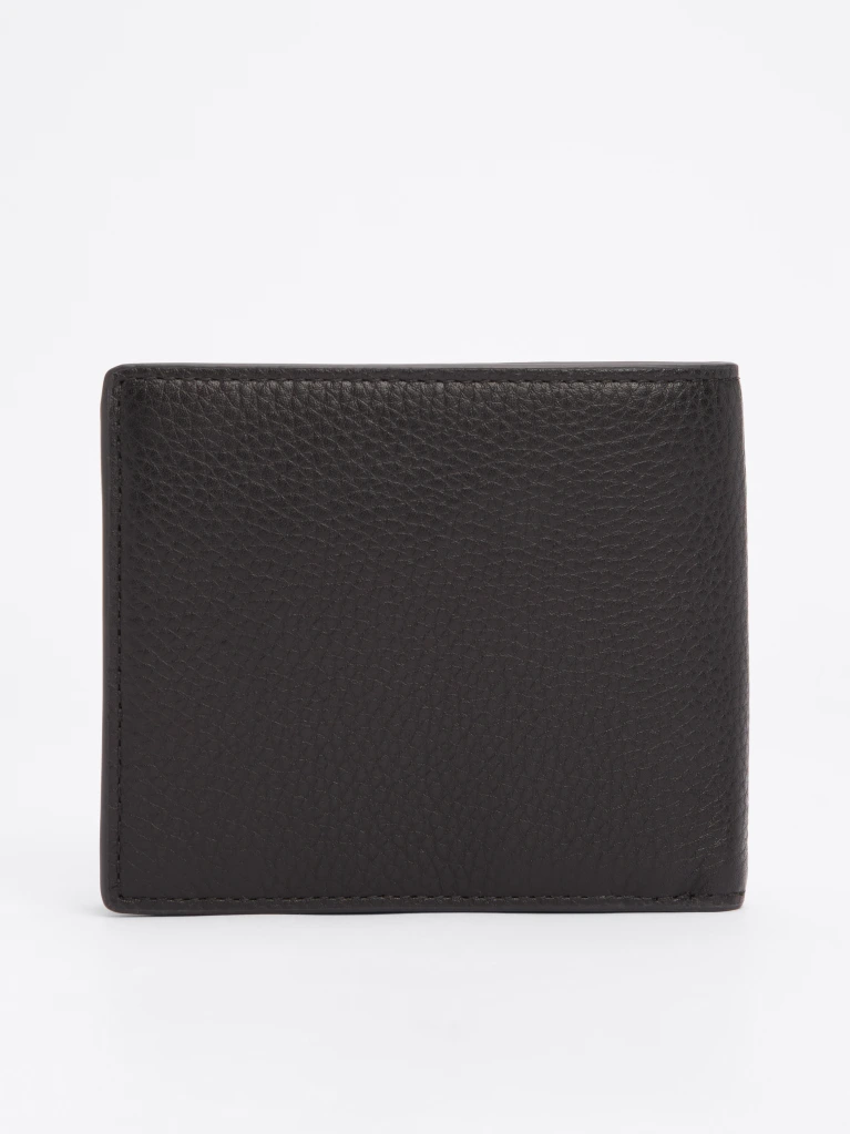 Tommy Hilfiger - Portefeuille à deux volets en cuir premium - Noir 2
