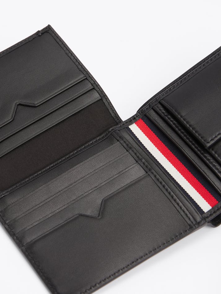 Tommy Hilfiger - Portefeuille en cuir TH Business avec porte-monnaie - Noir 3