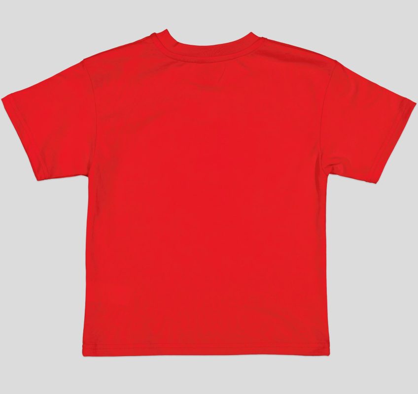 White Pigeon - T-SHIRT GARCON MANCHE COURTE 100 % COTON - Rouge 4