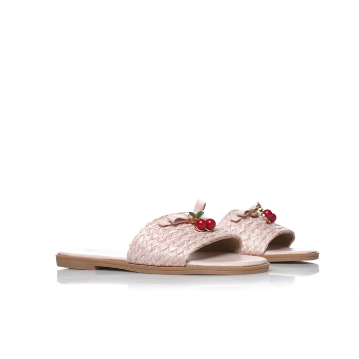 Seaside -Claquette plat cerise E26-F2026 - Rose 2
