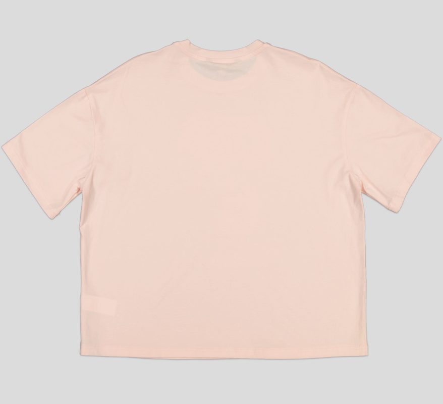 White Pigeon - T-SHIRT FEMME MANCHE COURTE 100% COTON - ROSE PASTEL 4