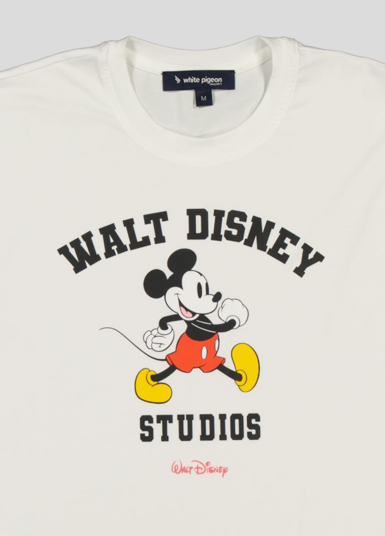 "White Pigeon - T-SHIRT FEMME 100 % COTON ""walet Disney""  - Blanc" 2