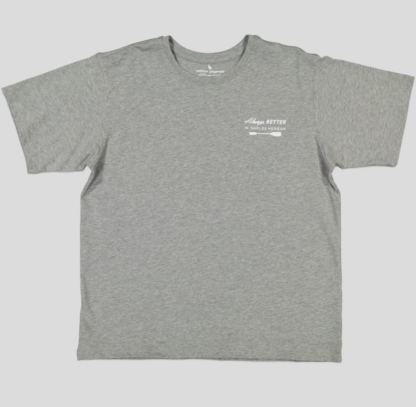 "White Pigeon - T-shirt pour homme en jersey 100% coton ""Always Better"" - Gris" 2