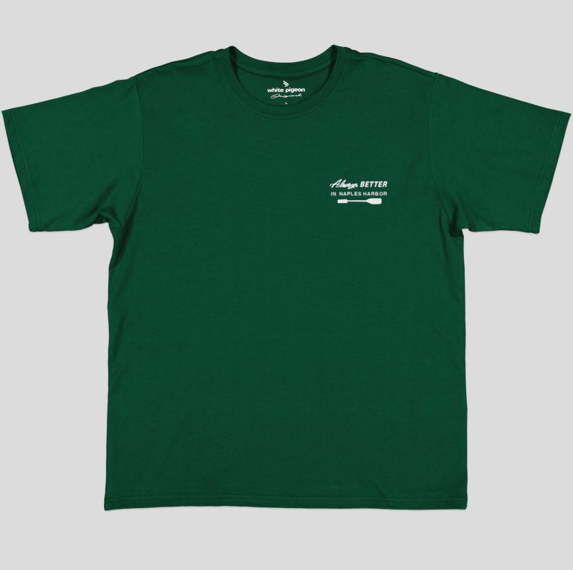 "White Pigeon - T-shirt pour homme en jersey 100% coton ""Always Better"" - VERT"