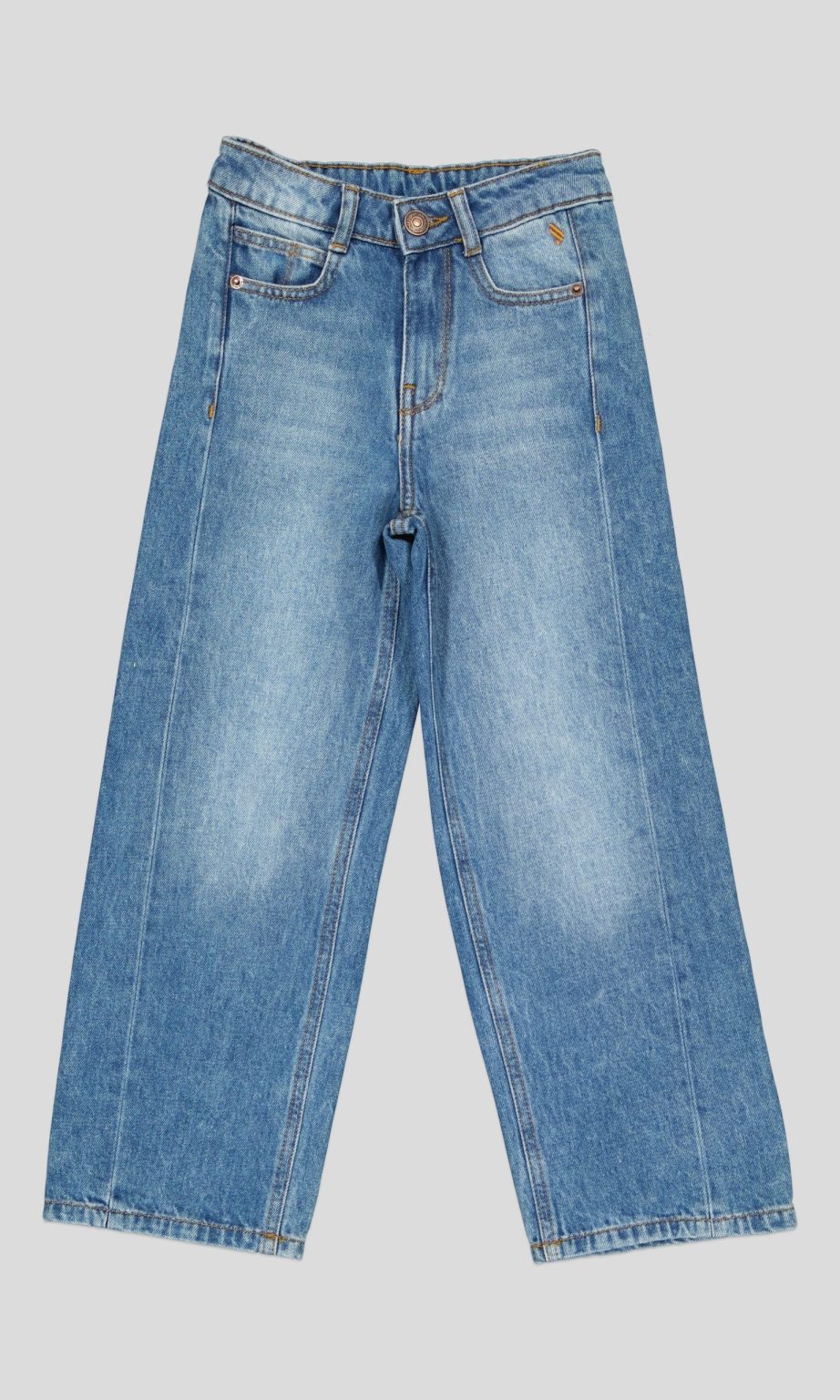 White Pigeon - JEAN BAGGY FILLETTE BAGGY PIT 100% COTON - USED 2