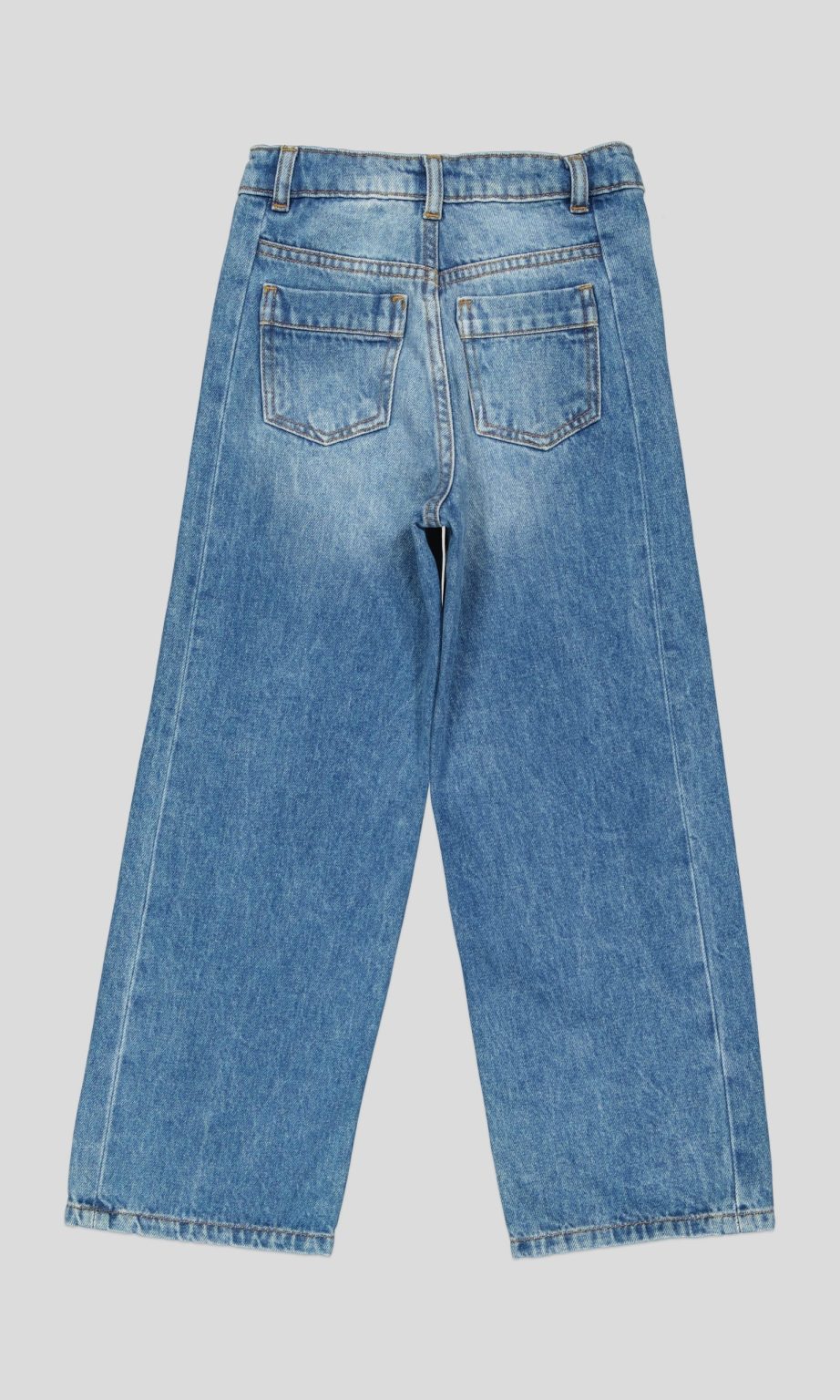 White Pigeon - JEAN BAGGY FILLETTE BAGGY PIT 100% COTON - USED 4