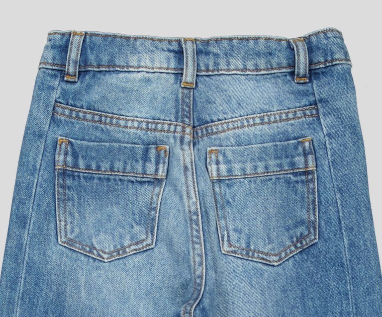 White Pigeon - JEAN BAGGY FILLETTE BAGGY PIT 100% COTON - USED 5