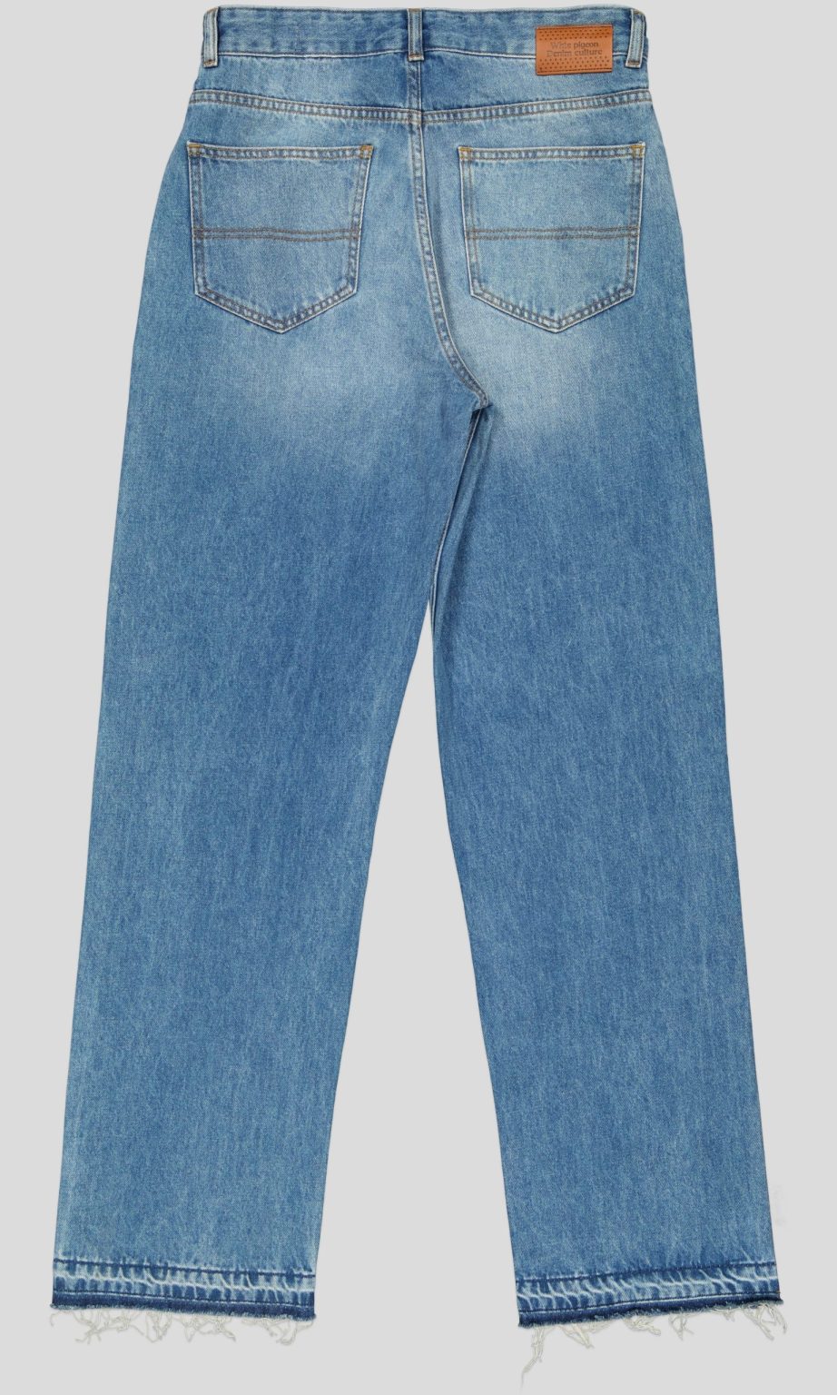 White Pigeon - PANTALON JEAN BAGGY HOMME 100% COTON - STONE WASH 4