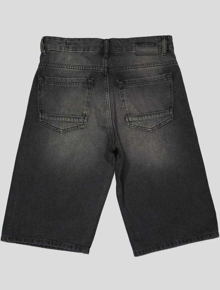 White Pigeon - SHORT JEAN HOMME - BLACK USED 2
