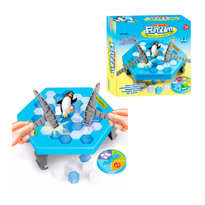 NEST - Jeu du Pingouin sur la Glace Petit Modèle - Jeu de Société 2 à 4 Joueurs
