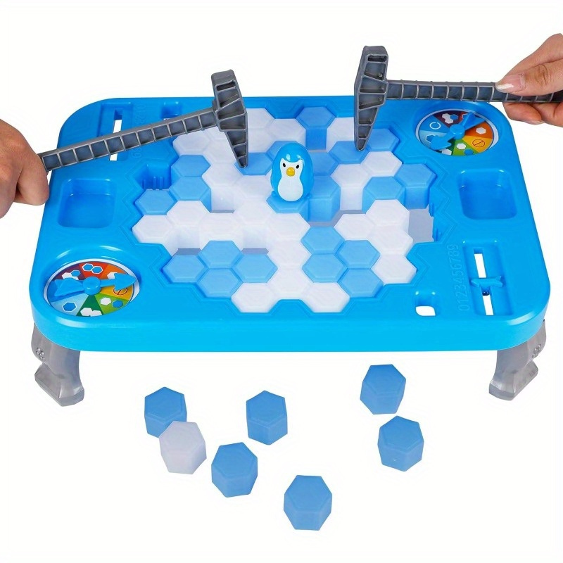 NEST - Jeu du Pingouin sur la Glace Grand Modèle - Jeu de Société Interactif 2 à 4 Joueurs