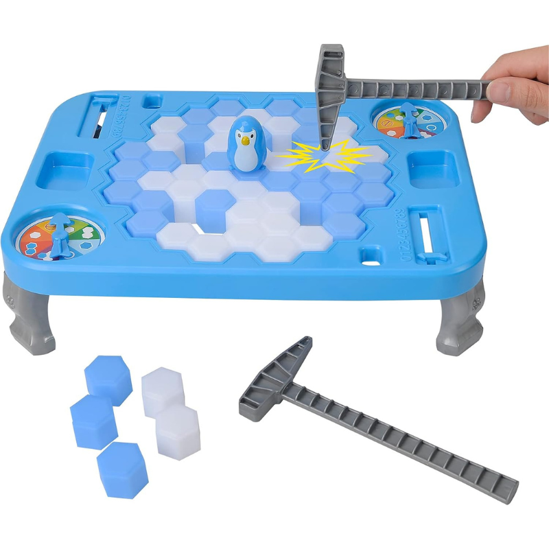 NEST - Jeu du Pingouin sur la Glace Grand Modèle - Jeu de Société Interactif 2 à 4 Joueurs 2