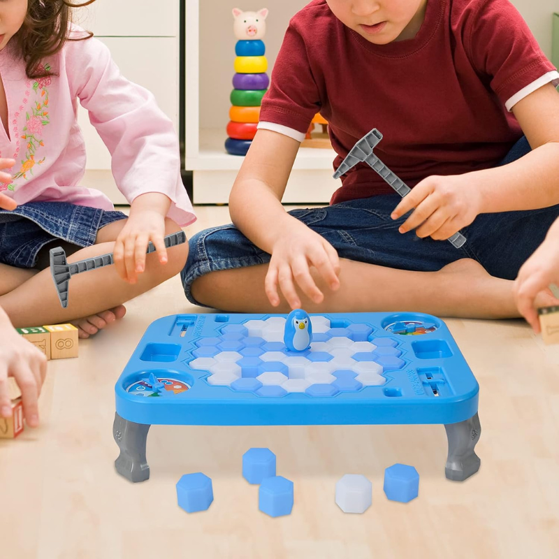 NEST - Jeu du Pingouin sur la Glace Grand Modèle - Jeu de Société Interactif 2 à 4 Joueurs 4