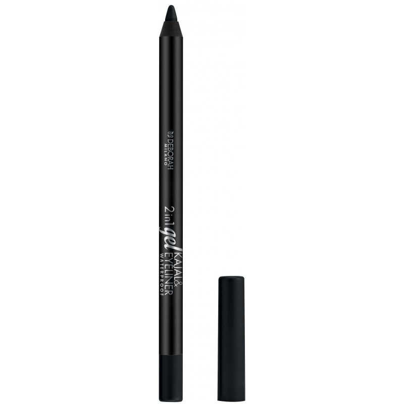 Deborah - Gel Kajal&Eyeliner 2In1 Pencil N°1