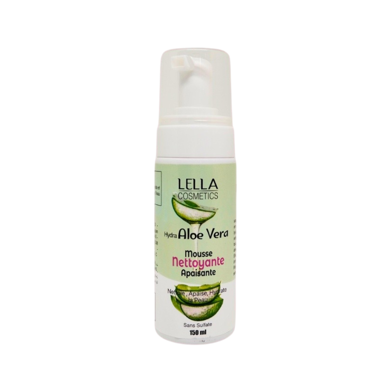 Lella - Mousse Nettoyante Visage Aloe Vera
