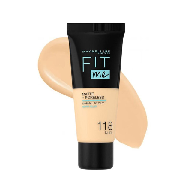 Maybelline - Fond De Teint Fit Me Mat 118 Nude