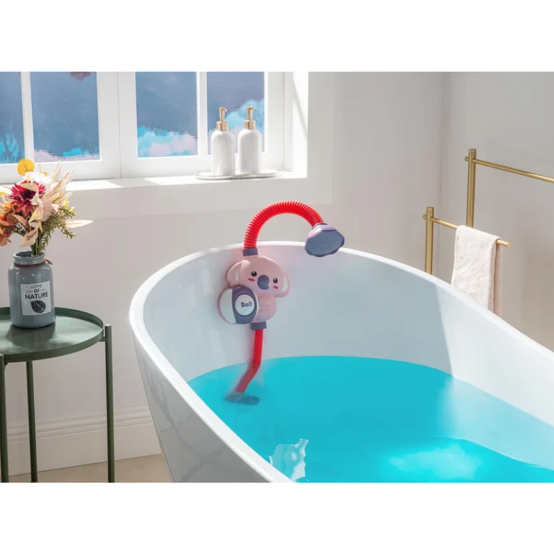 NEST - Douche de Bain Électrique pour Bébé en Forme d'Éléphant - Jouet de Bain Automatique avec Pommeau de Douche 4