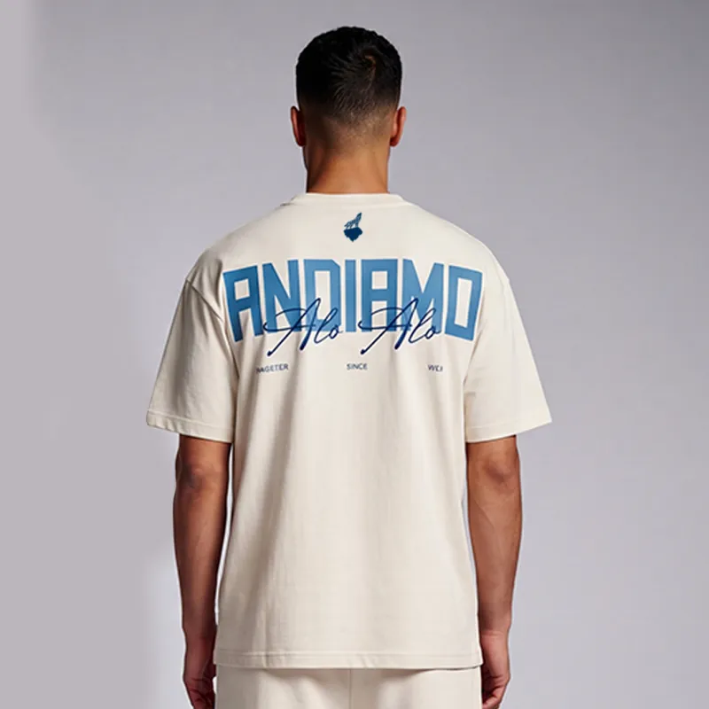 Hummel - T-shirt HUMMEL x GOOBA ANDIAMO - Ecru 5