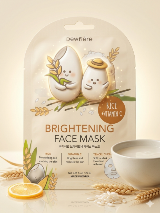 Look At Me - Brightening Face Mask Rice Vitamin C 2