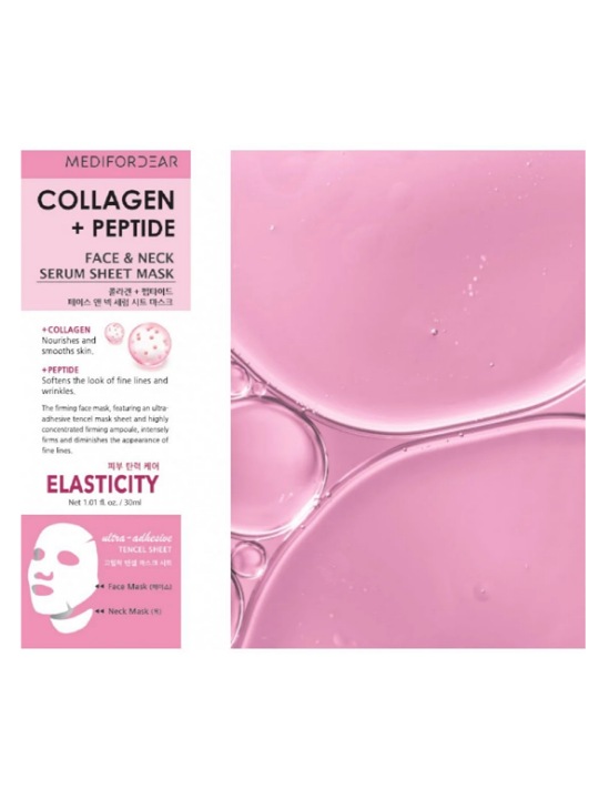 Look At Me - Face & Neck Serum Sheet Mask Collagen + Peptide 3