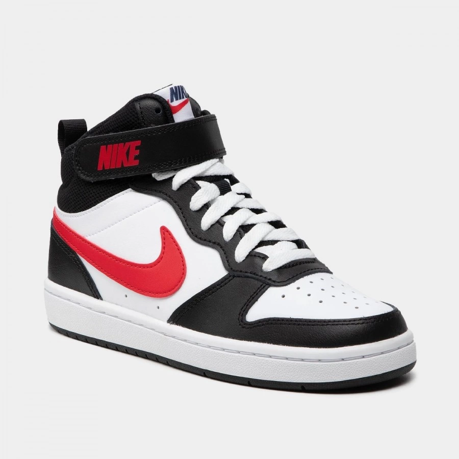 Nike - Nike Chaussures Court Borough - DO5889-161 - Noir/Blanc/Rouge 2
