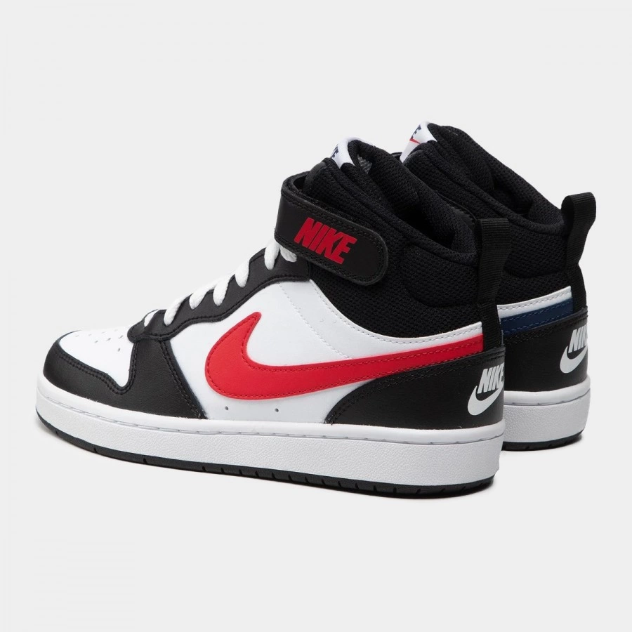 Nike - Nike Chaussures Court Borough - DO5889-161 - Noir/Blanc/Rouge 3