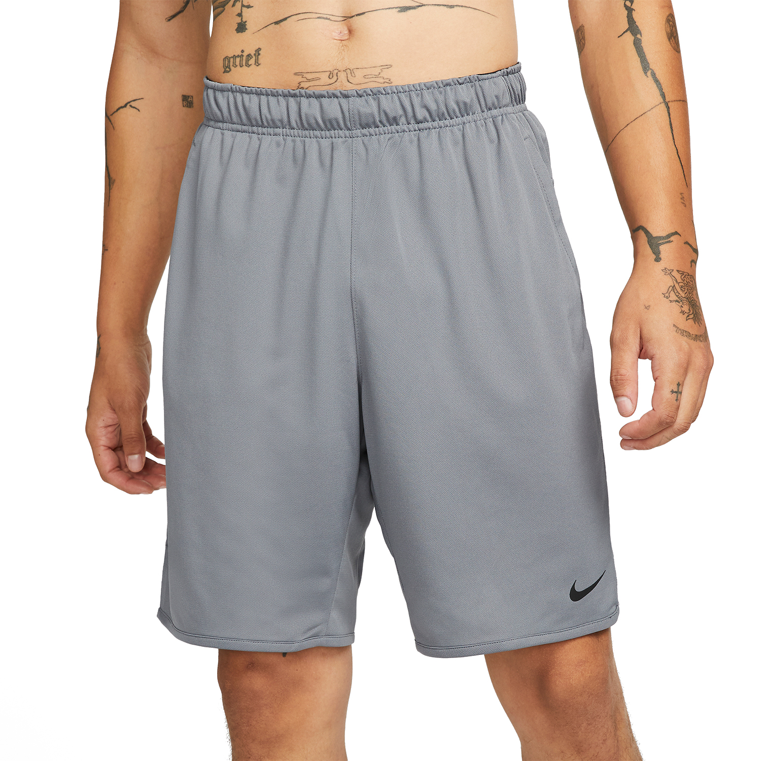 Nike - Short Dri-FIT Totality 9 pouces - Gris fumé/Noir
