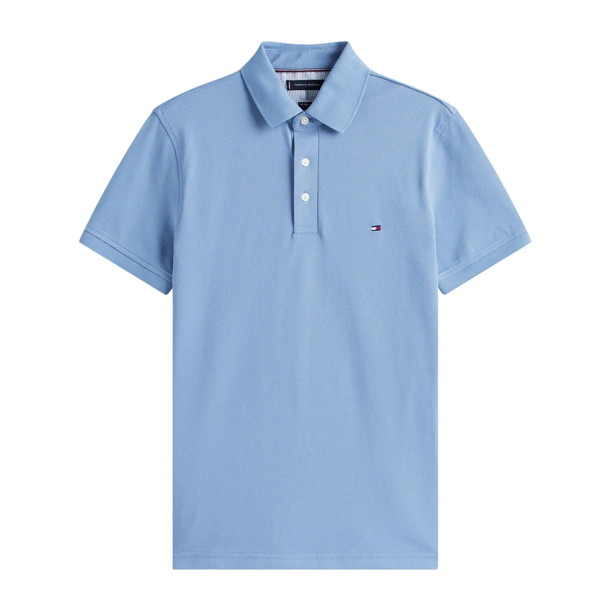 TOMMY HILFIGER - Polo en coton biologique coupe ajustée 1985 - Bleu 3