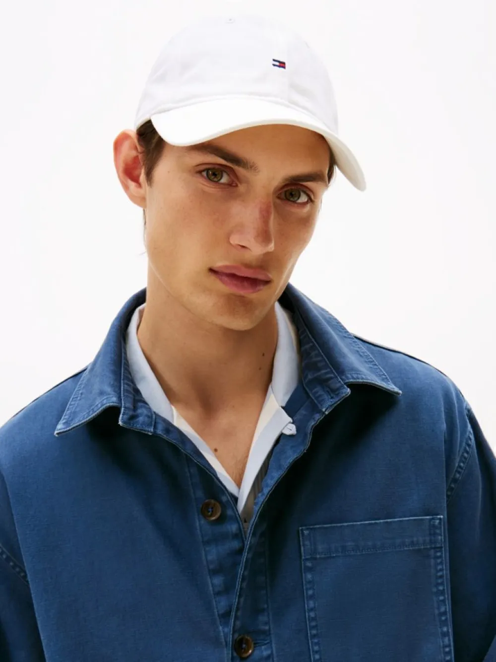 TOMMY HILFIGER - Casquette de baseball à six panneaux Signature - Blanc Optique