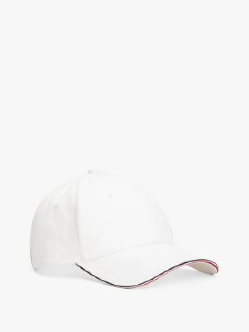 TOMMY HILFIGER - Casquette de baseball à six panneaux Signature - Blanc Optique 4