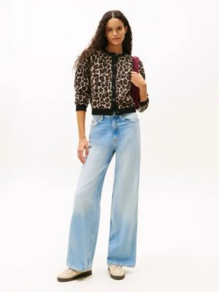 TOMMY HILFIGER - Jean Claire taille haute à jambes larges - Denim Light
