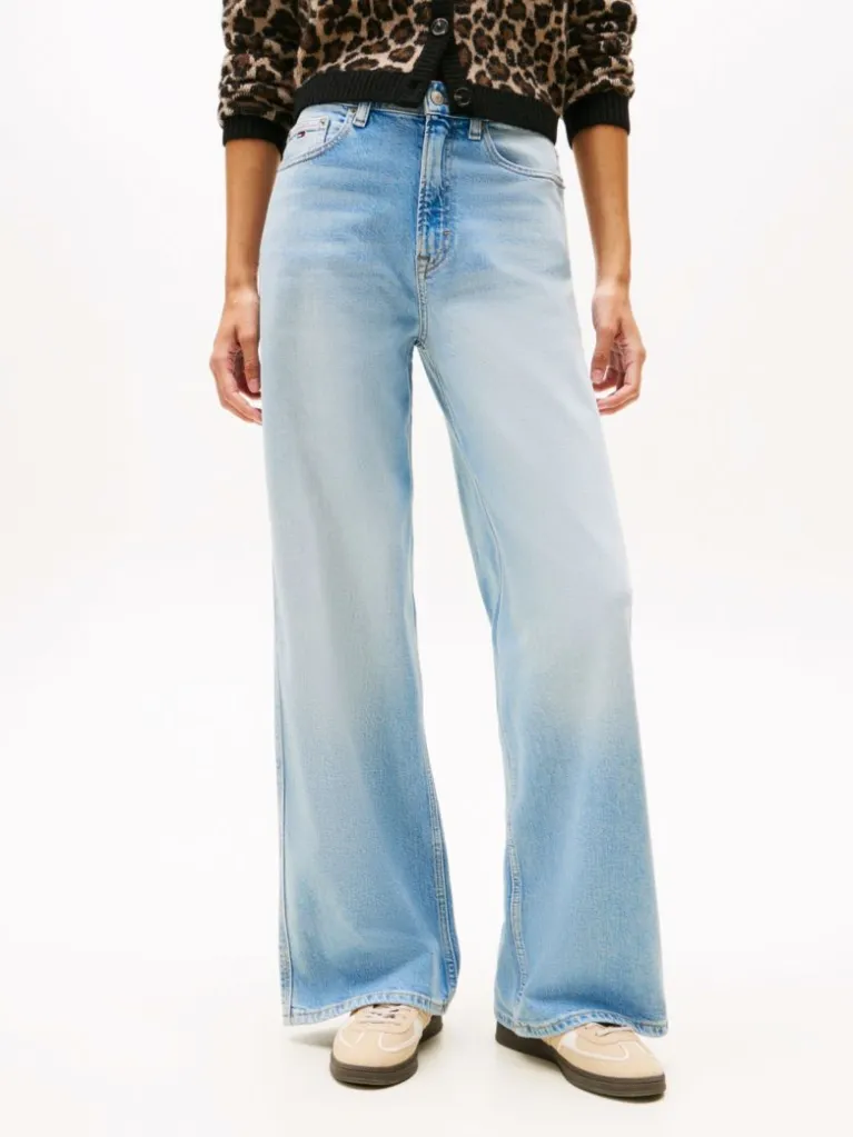 TOMMY HILFIGER - Jean Claire taille haute à jambes larges - Denim Light 2