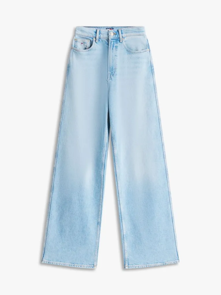 TOMMY HILFIGER - Jean Claire taille haute à jambes larges - Denim Light 5