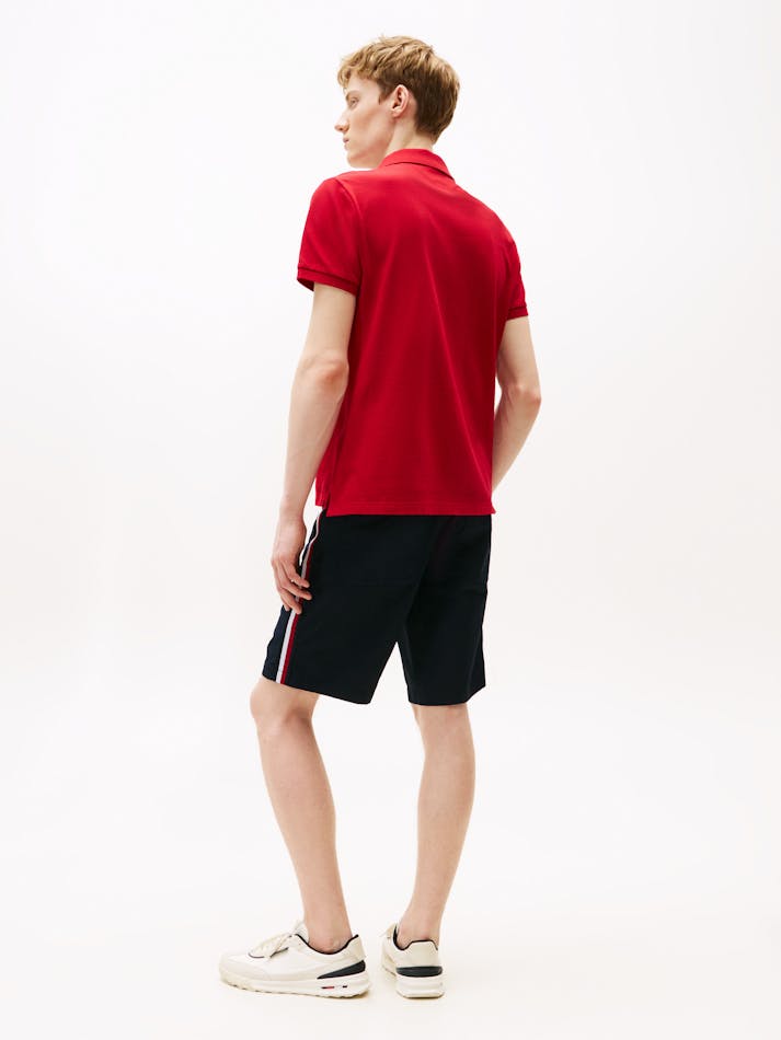 TOMMY HILFIGER - Polo à col et poignets contrastés - Rouge 3