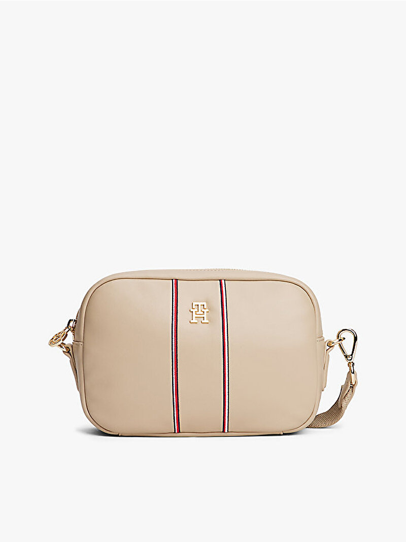 TOMMY HILFIGER - Sac bandoulière Popette pour femme - Beige