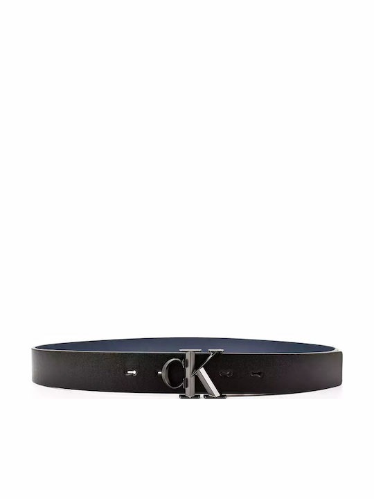 Calvin Klein -BOUCLE CK 32MM REV AU CLAIR DE LUNE (DOUBLE FACE) - NOIR/OCÉAN 3
