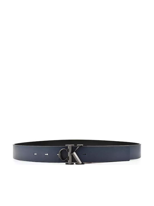 Calvin Klein -BOUCLE CK 32MM REV AU CLAIR DE LUNE (DOUBLE FACE) - NOIR/OCÉAN 4