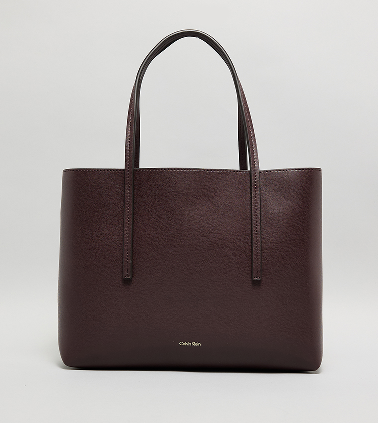 Calvin Klein - Sac cabas avec logo et porte-monnaie - Brun 2