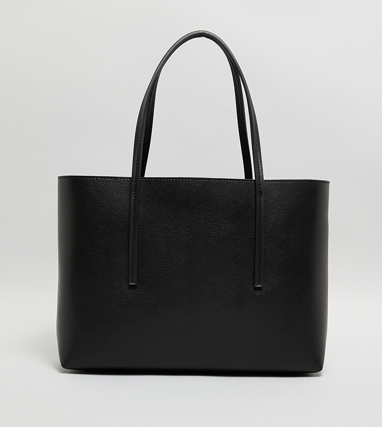 Calvin Klein - Sac cabas avec logo et porte-monnaie - Noir 4