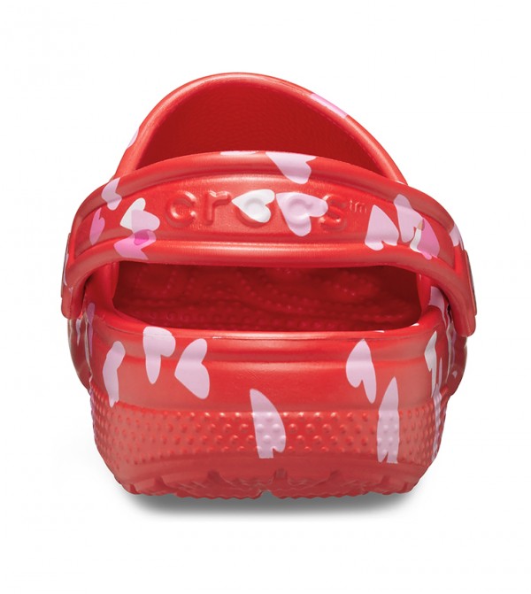Crocs - Sabots classiques pour enfants pour la Saint-Valentin - Rouge Coeur 5