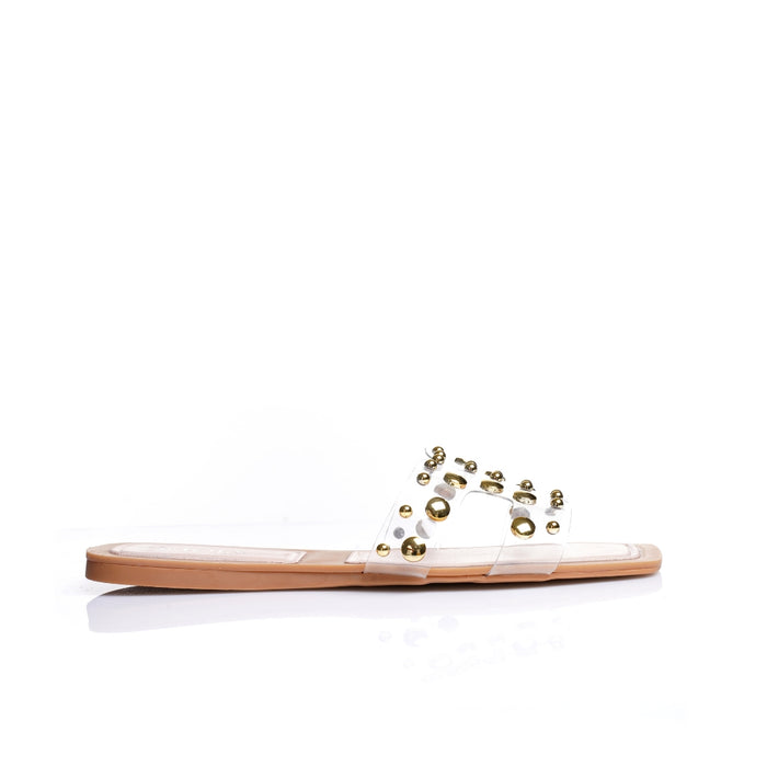 Seaside - Claquette transparent E26-F22 - Nude