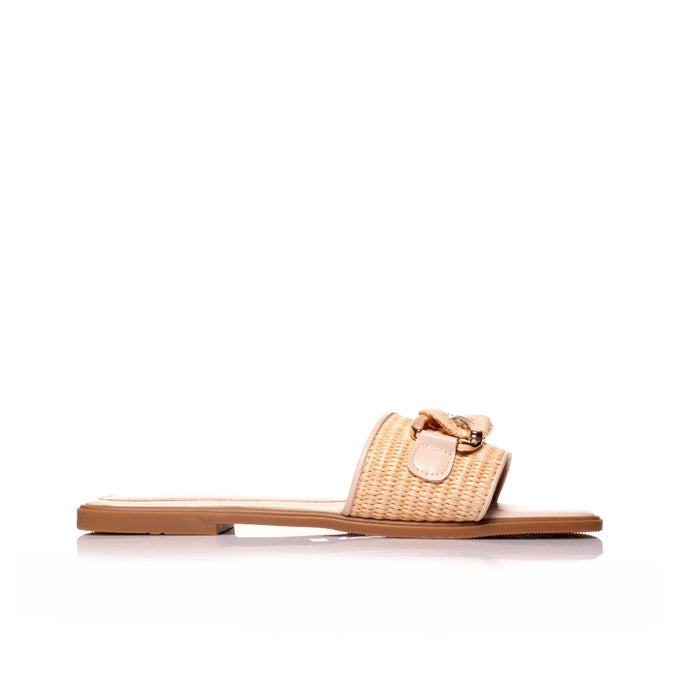 Seaside - Claquette plat avec accessoires E26-F250 - Beige